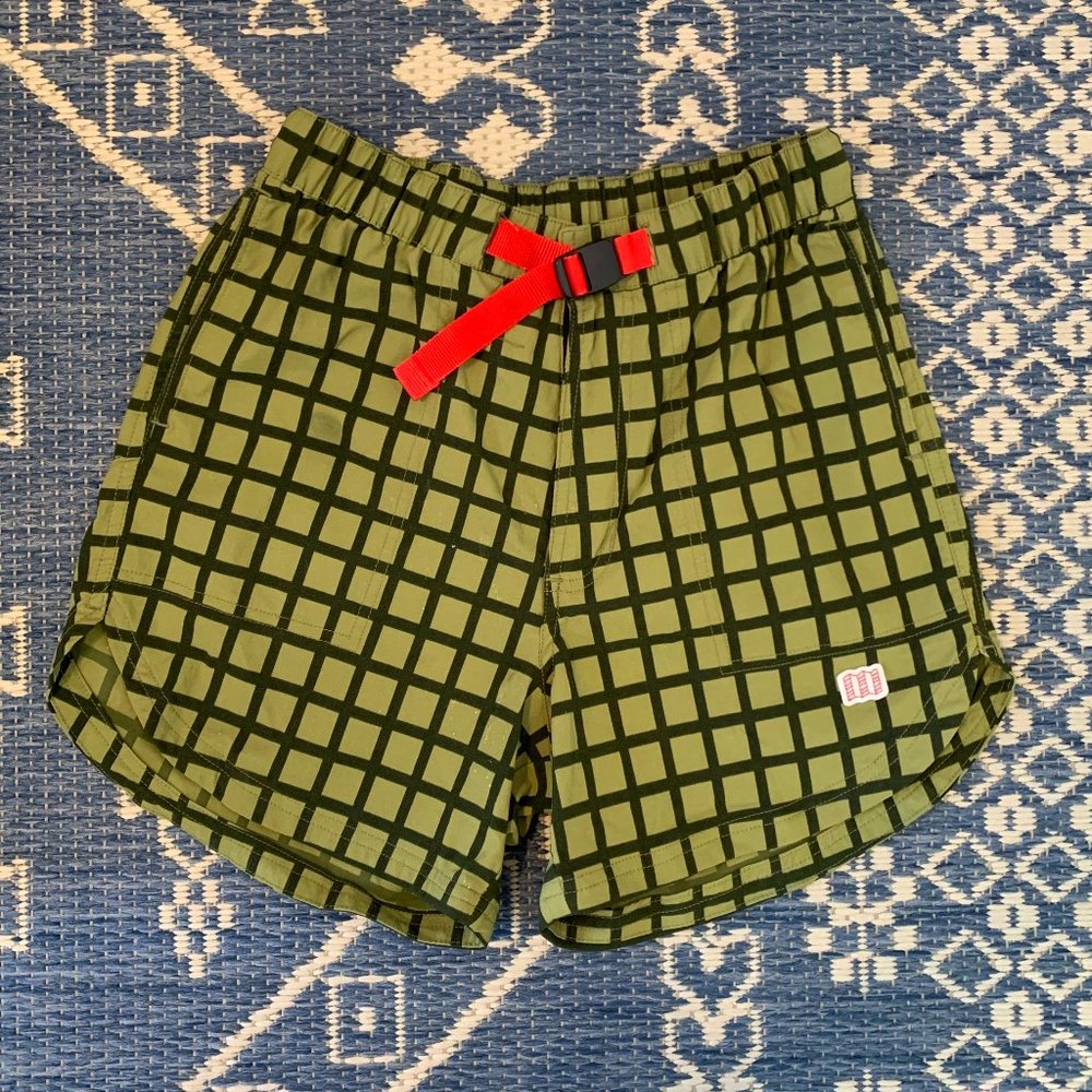 Topo Designs River Shorts - Olive Green XS